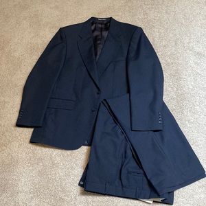 Stafford 2pc Navy men’s suit